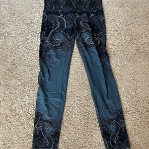 M. Rena Green/blue (Turquoise) Leggings Elegant Design
